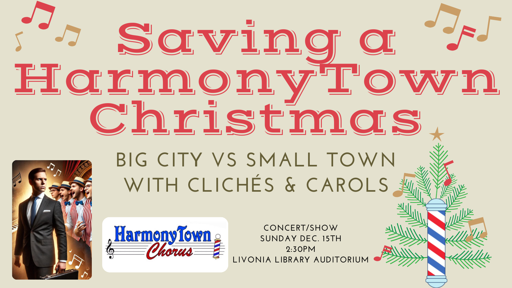 "Saving a HarmonyTown Christmas", a HarmonyTown Christmas Concert